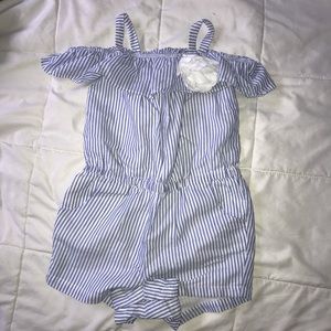 Striped romper